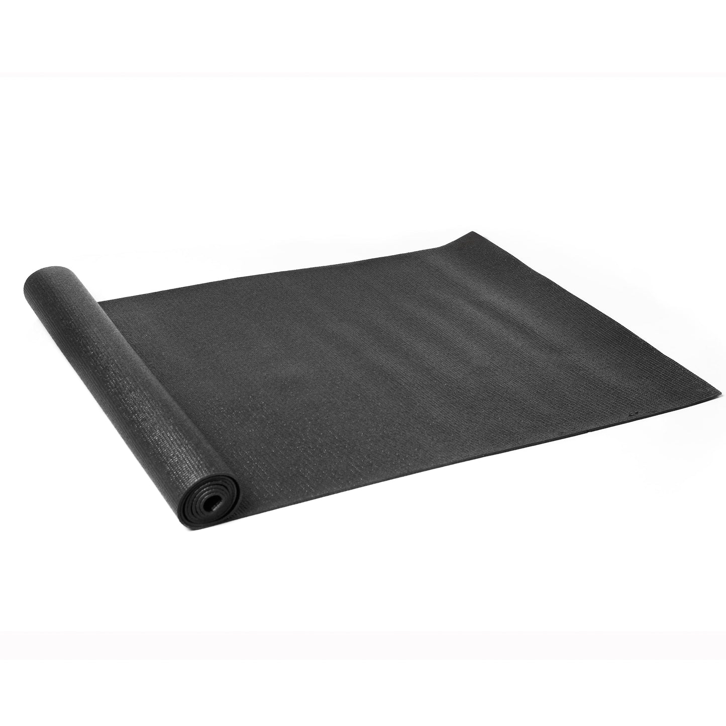 (2 Pack) PVC Yoga Mat, 3Mm, Dark Gray, 68Inx24In, Nonslip, Cushioning for Support and Stability